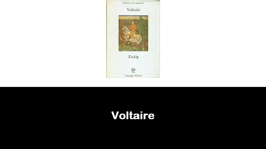 libri di Voltaire