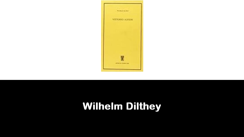 libri di Wilhelm Dilthey