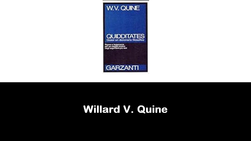 libri di Willard V. Quine