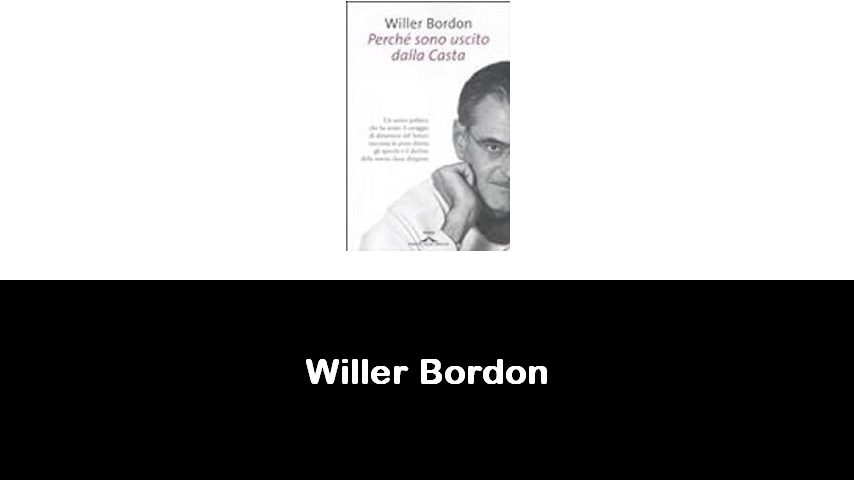 libri di Willer Bordon