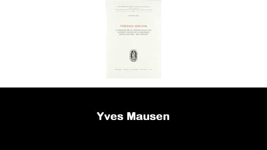 libri di Yves Mausen